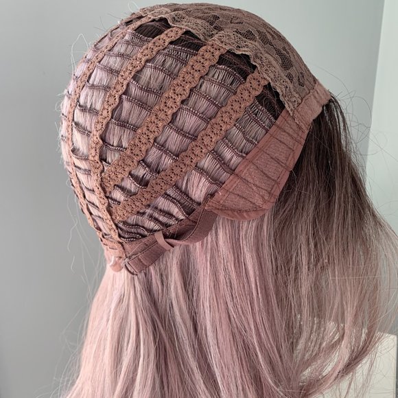 NEW Long Purple Wavy Synthetic Wig - Picture 4 of 4